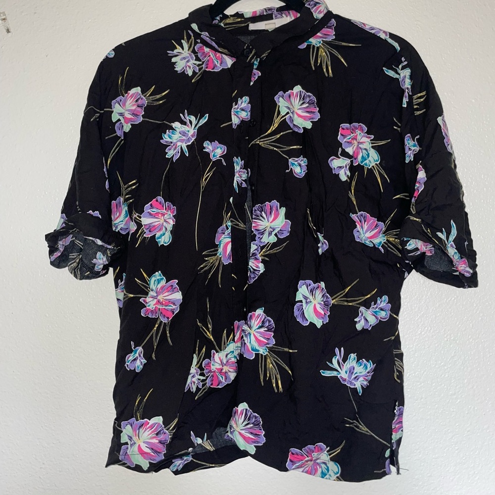 Vans Floral Button Down Shirt